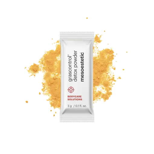 Mesoestetic Grascontrol Detox Powder met artisjokextract in oplosbare stickvorm