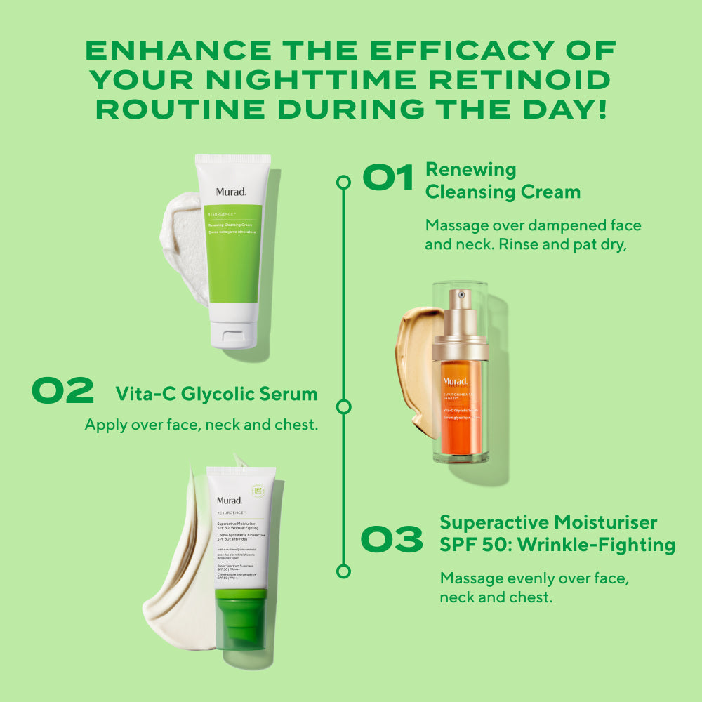 Murad Superactive SPF 50 Wrinkle Fighting detailbeeld
