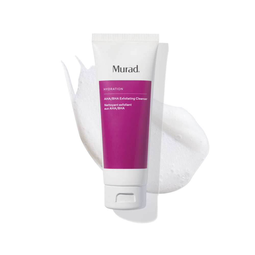 Textuur Murad AHA/BHA Exfoliating Cleanser