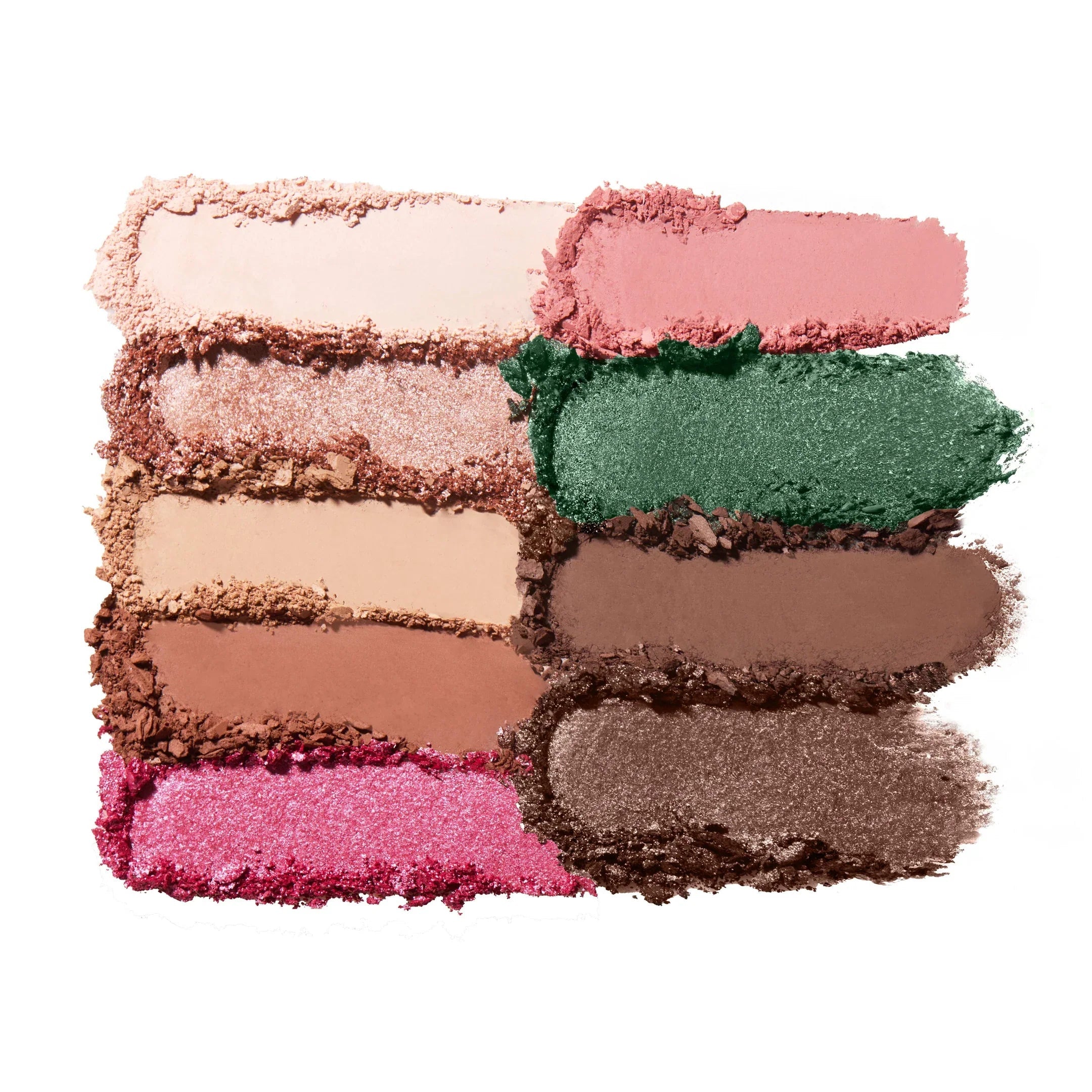 Youngblood Weekender Face Palette II texturen en tinten