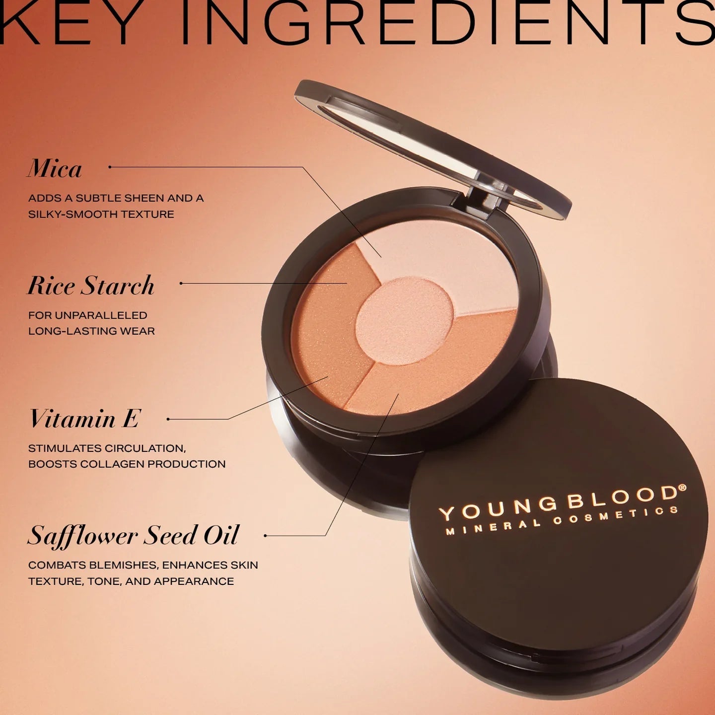 Youngblood Mineral Radiance Sundance detailbeeld 2